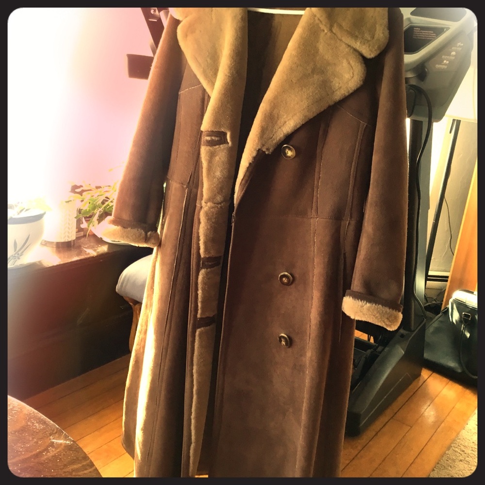 Sawyer women’s sz 16 shearling Californian coat